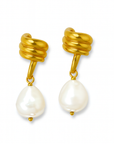 Aho Pearl Drop Earring