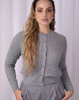 LeDoré Koru Cable Knit Cardigan