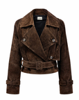 LeDoré Loulou Suede Aviator Jacket