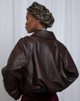 LeDoré Sylvie Lamb Leather Jacket