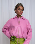 LeDoré Sylvie Lamb Leather Jacket