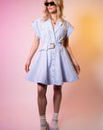 LeDoré Brigitte Shirt Dress Blue Stripe - LEDORÉ