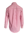 LeDoré Classic Shirt Bordeaux Stripe Cotton - LEDORÉ