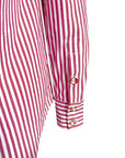 LeDoré Classic Shirt Bordeaux Stripe Cotton - LEDORÉ