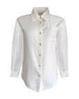 LeDoré Koru Shirt White Silk Twill - LEDORÉ