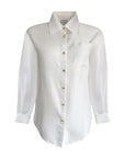 LeDoré Koru Shirt White Silk Twill - LEDORÉ