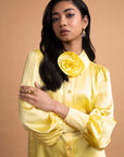 LeDoré Rosette Blouse - Lemon Silk - Sweepstake Winners™