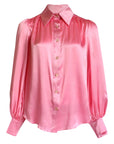 LeDoré Rosette Blouse - Peony Silk - Sweepstake Winners™