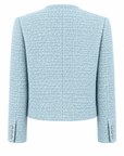 Mabel Jacket Back Aquamarine