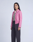 LeDoré Sylvie Lamb Leather Jacket