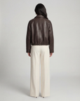LeDoré Sylvie Lamb Leather Jacket
