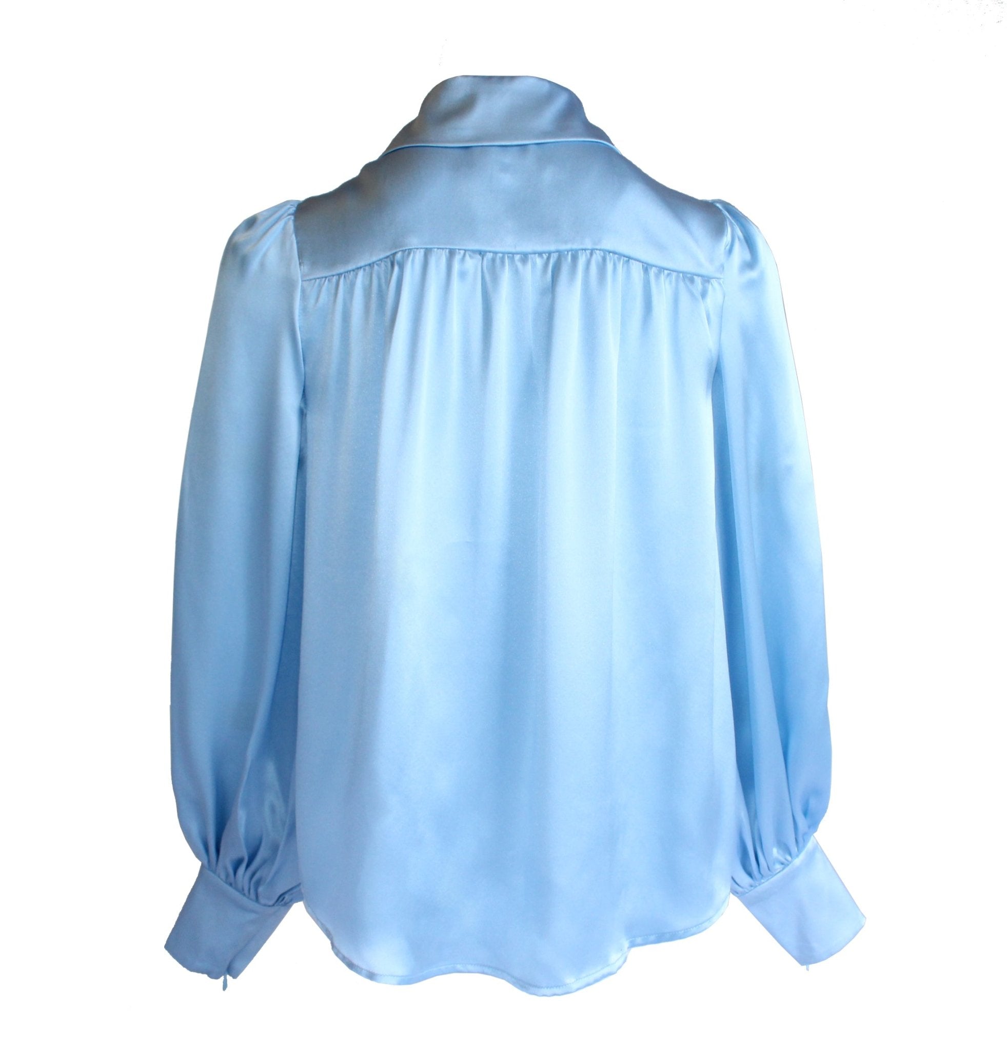 LeDoré Rosette Blouse - Powder Silk - Sweepstake Winners™