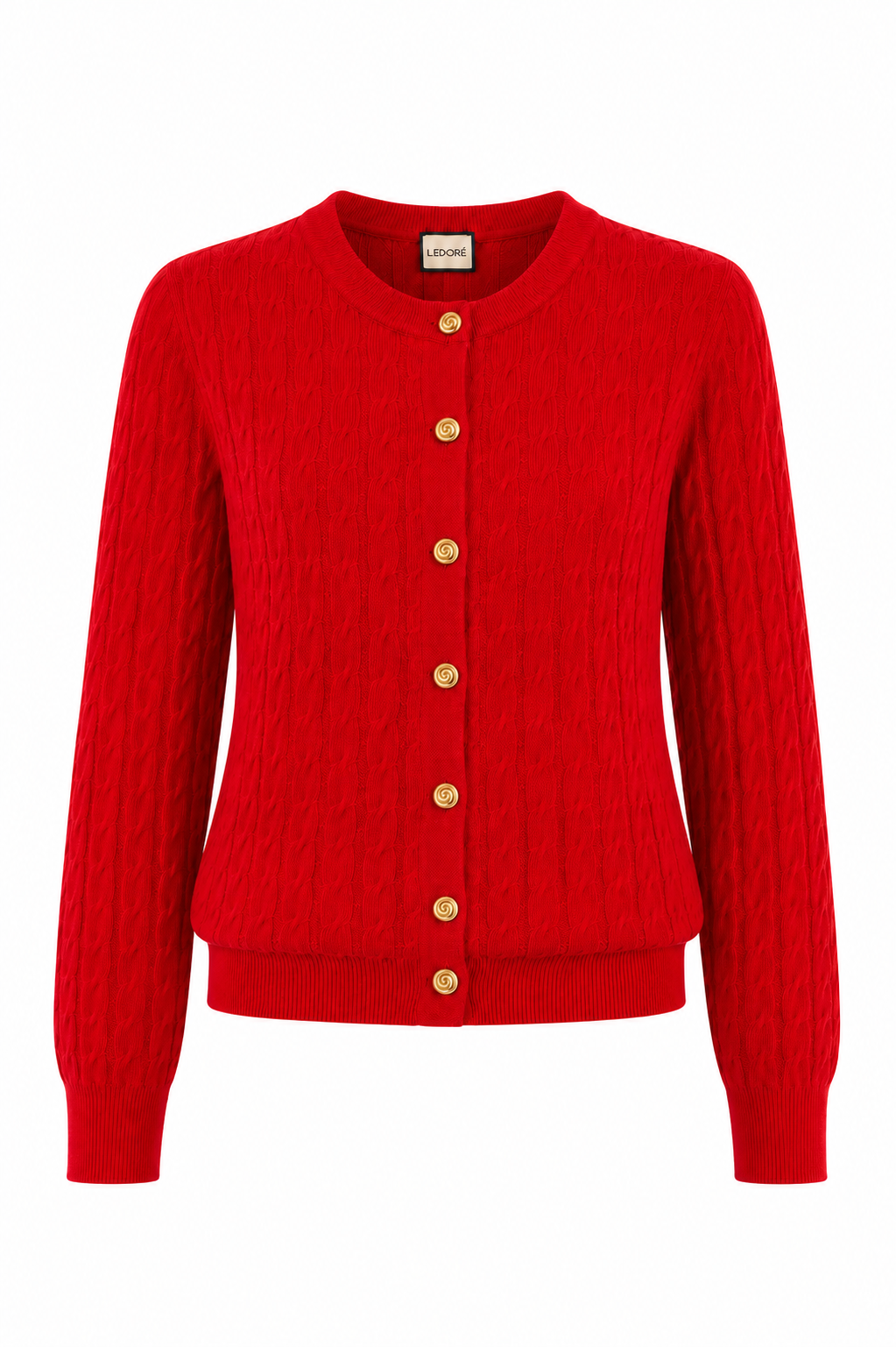 LeDoré Koru Cable Knit Cardigan