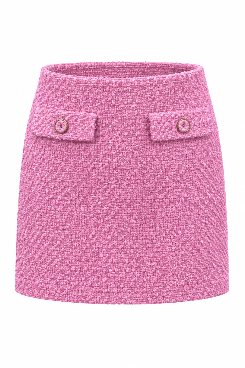 Mabel skirt in bonbon pink tweed