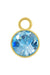 March Birthstone Charm