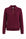 Camille Cashmere Polo Sweater in Bordeaux, front view
