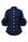 Jardin Cotton Shirt in Ink Blue, front view