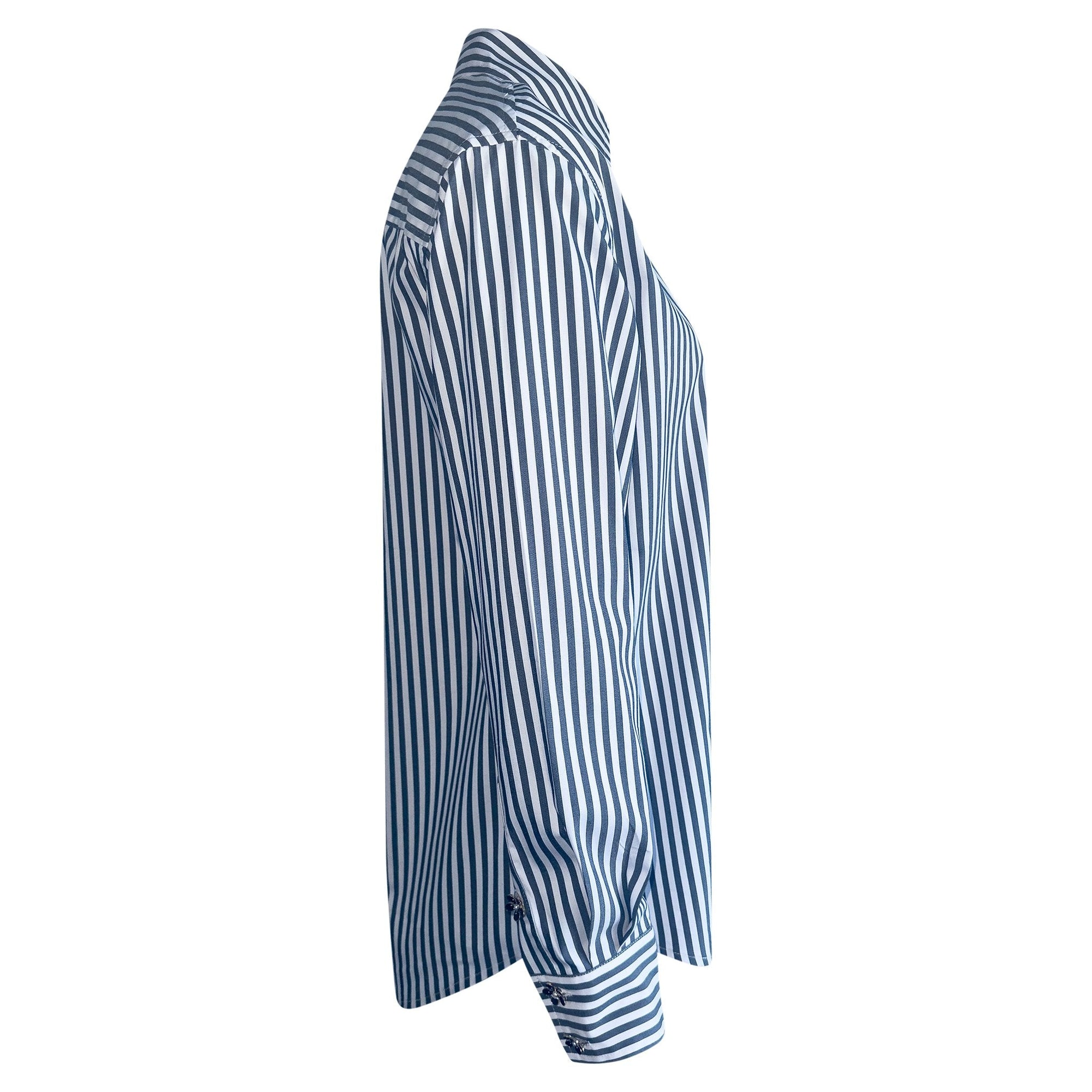Kānuka Shirt Black Stripe (with Personalised Monogram) - Sweepstake Winners™