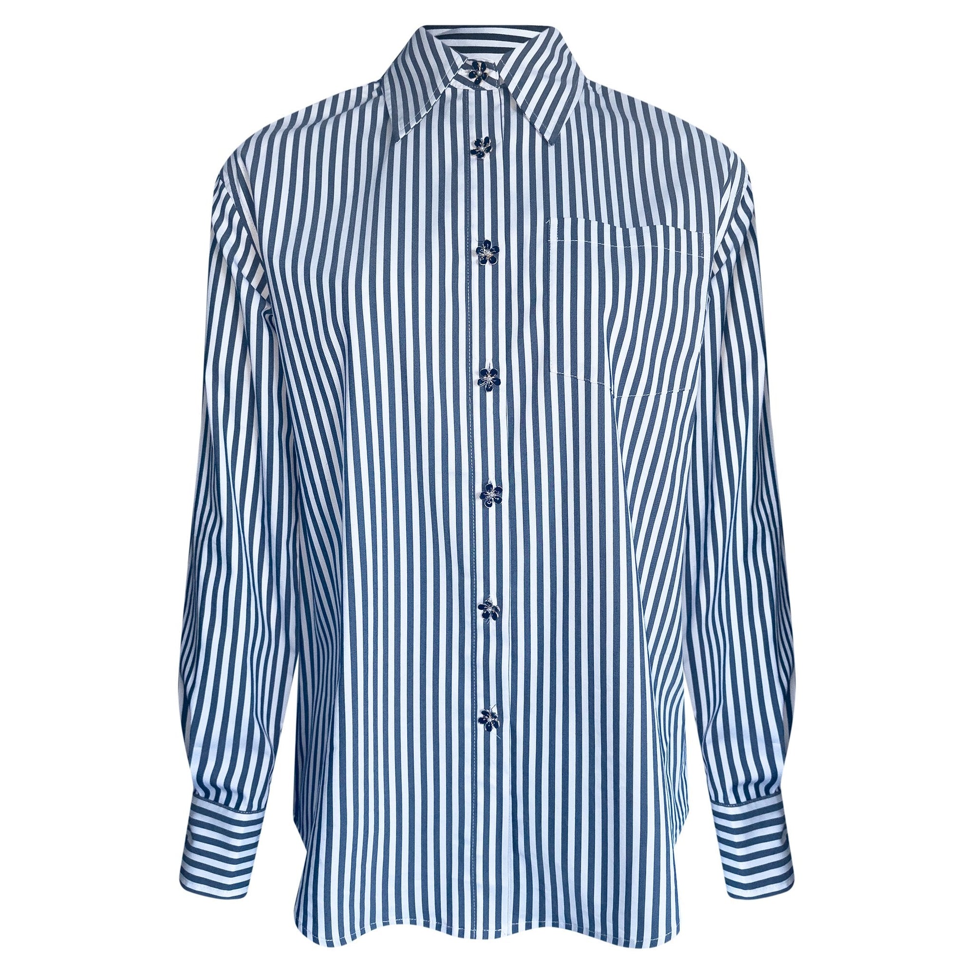 Kānuka Shirt Black Stripe (with Personalised Monogram) - Sweepstake Winners™