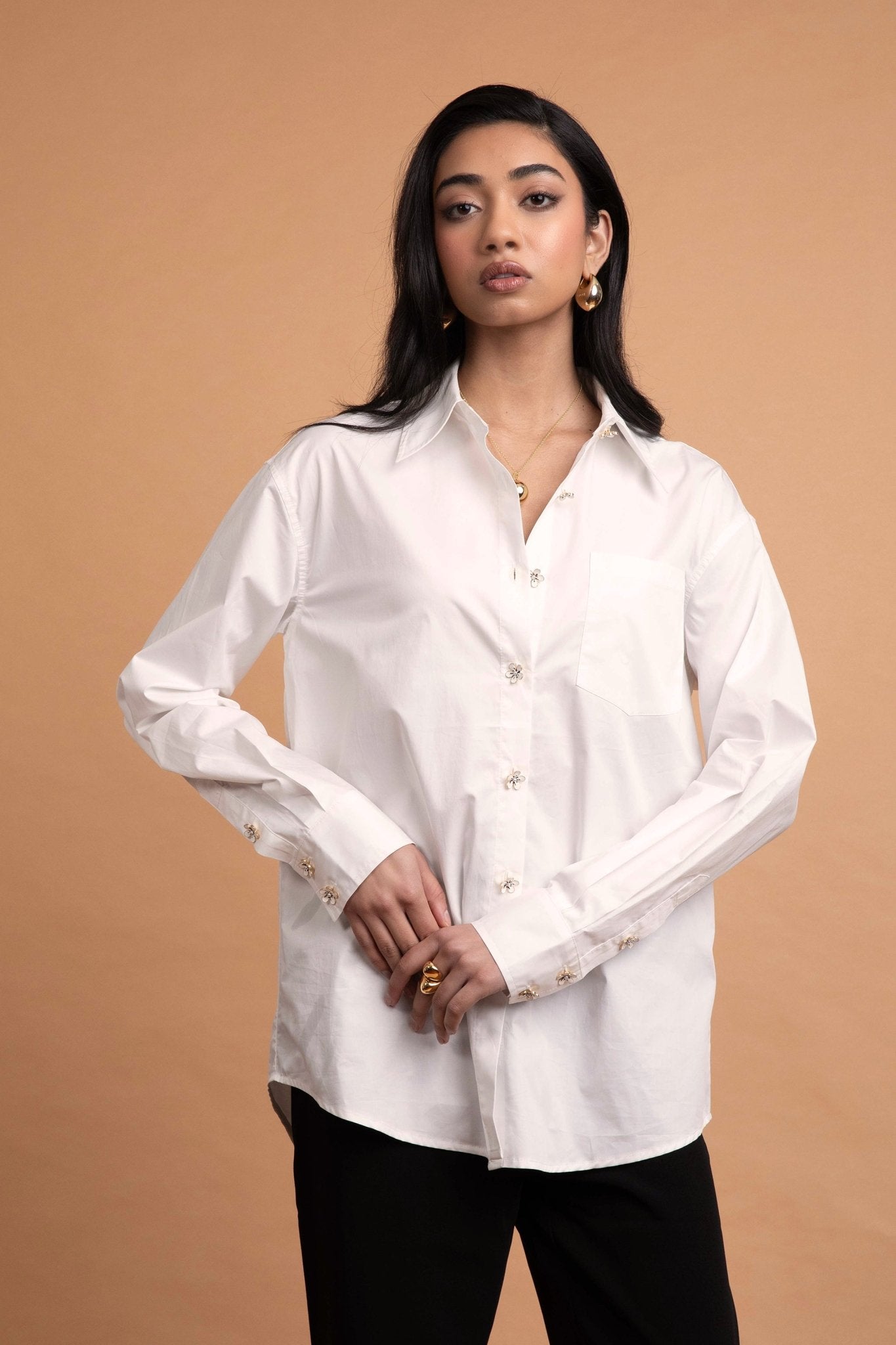 Kānuka Shirt White (with Personalised Monogram) - Sweepstake Winners™