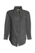 Koru Silk Shirt in Black, front view