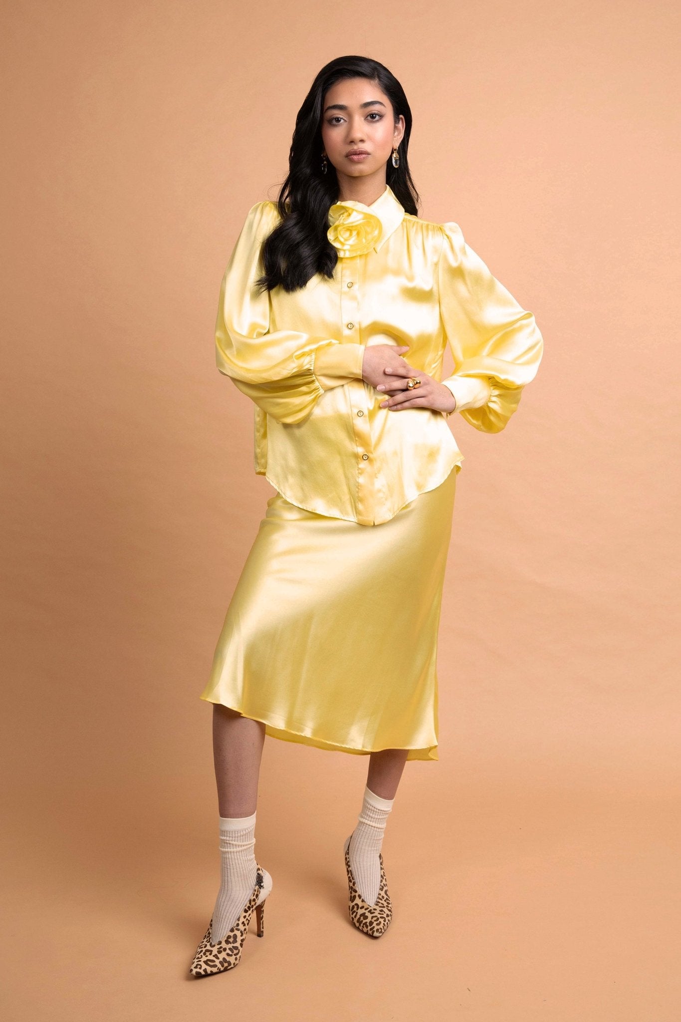 LeDoré Bias Skirt - Lemon Silk - Sweepstake Winners™