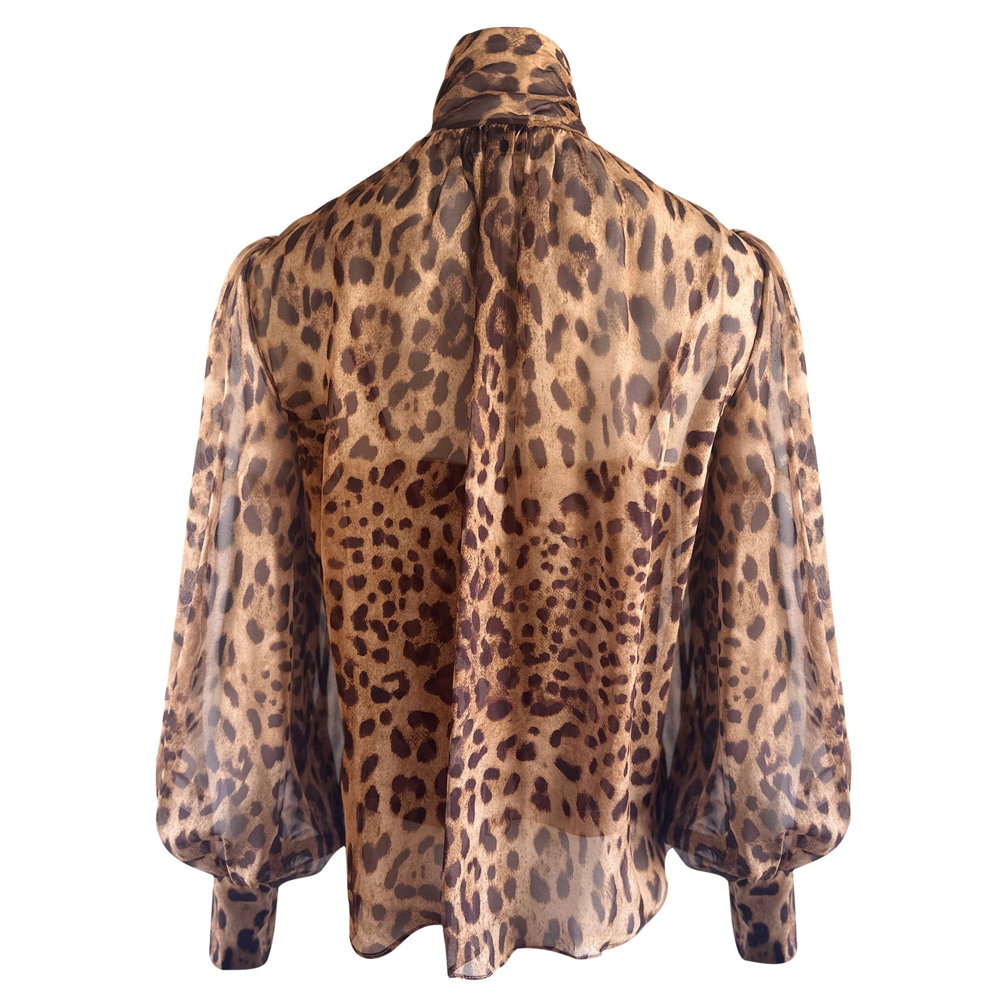 LeDoré Isamaya Pussy Bow Blouse - Leopard - Sweepstake Winners™