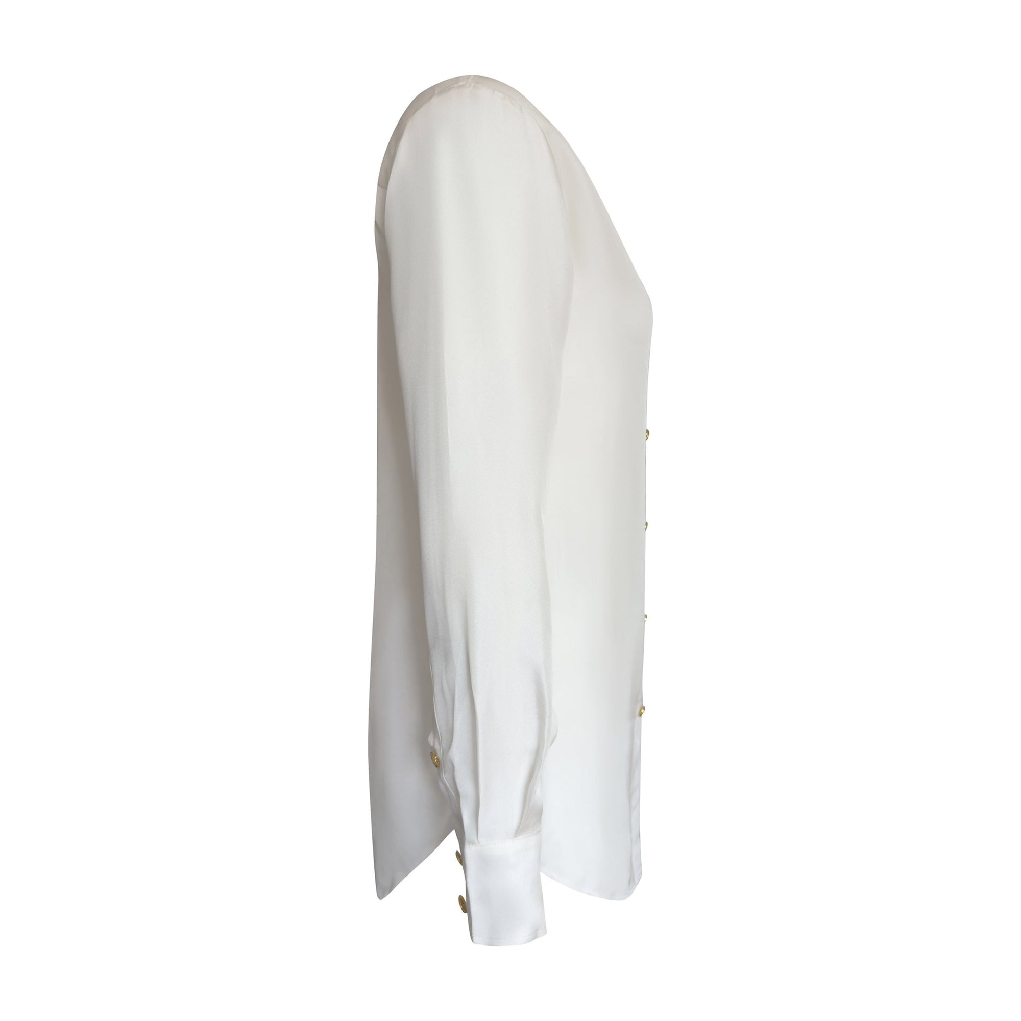 LeDoré Koru Shirt White Silk Twill - LEDORÉ
