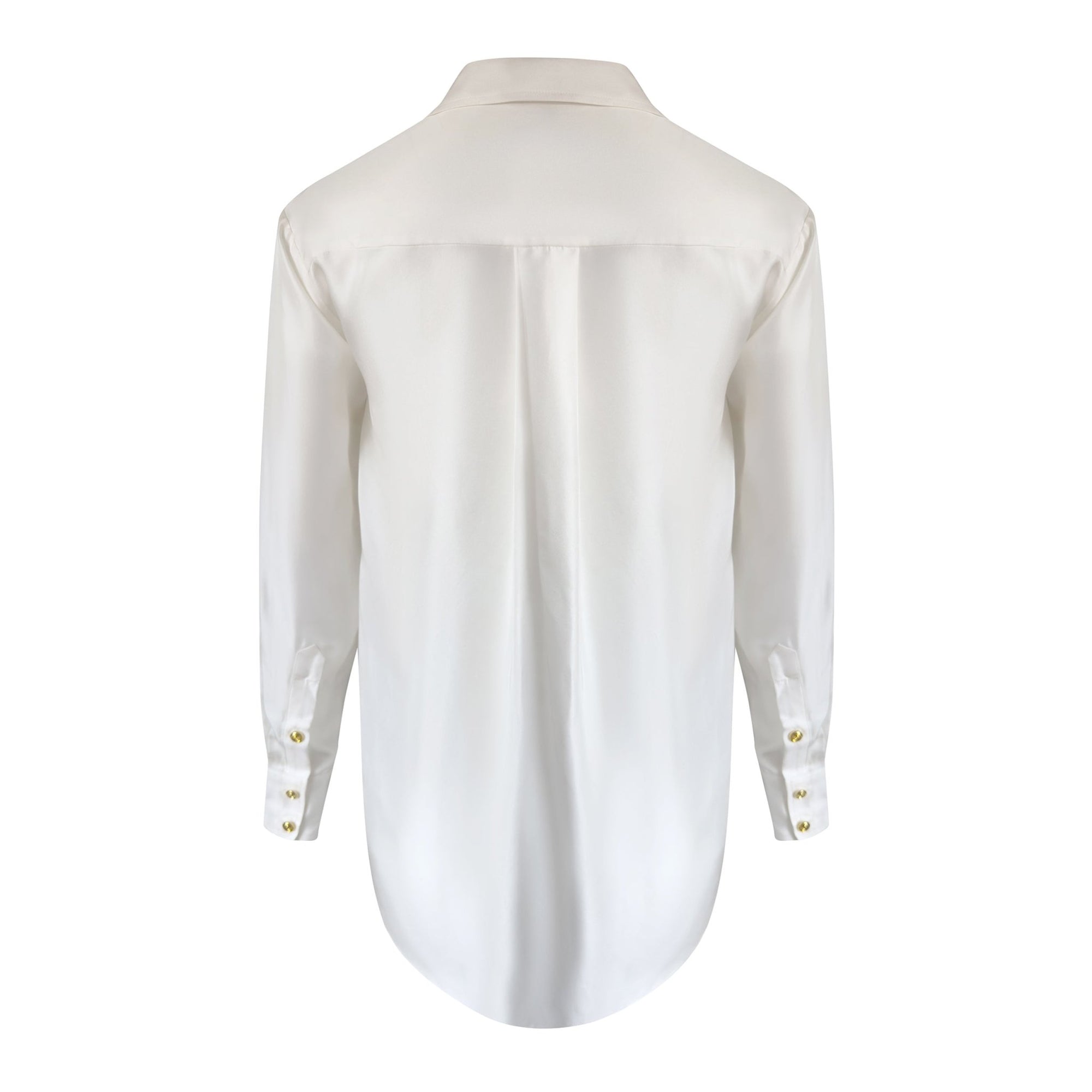 LeDoré Koru Shirt White Silk Twill - LEDORÉ