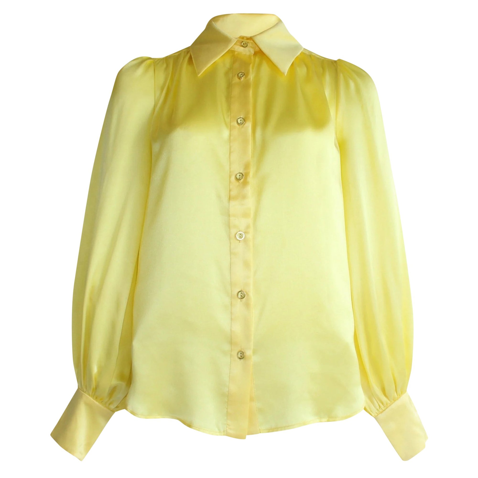 LeDoré Rosette Blouse - Lemon Silk - Sweepstake Winners™
