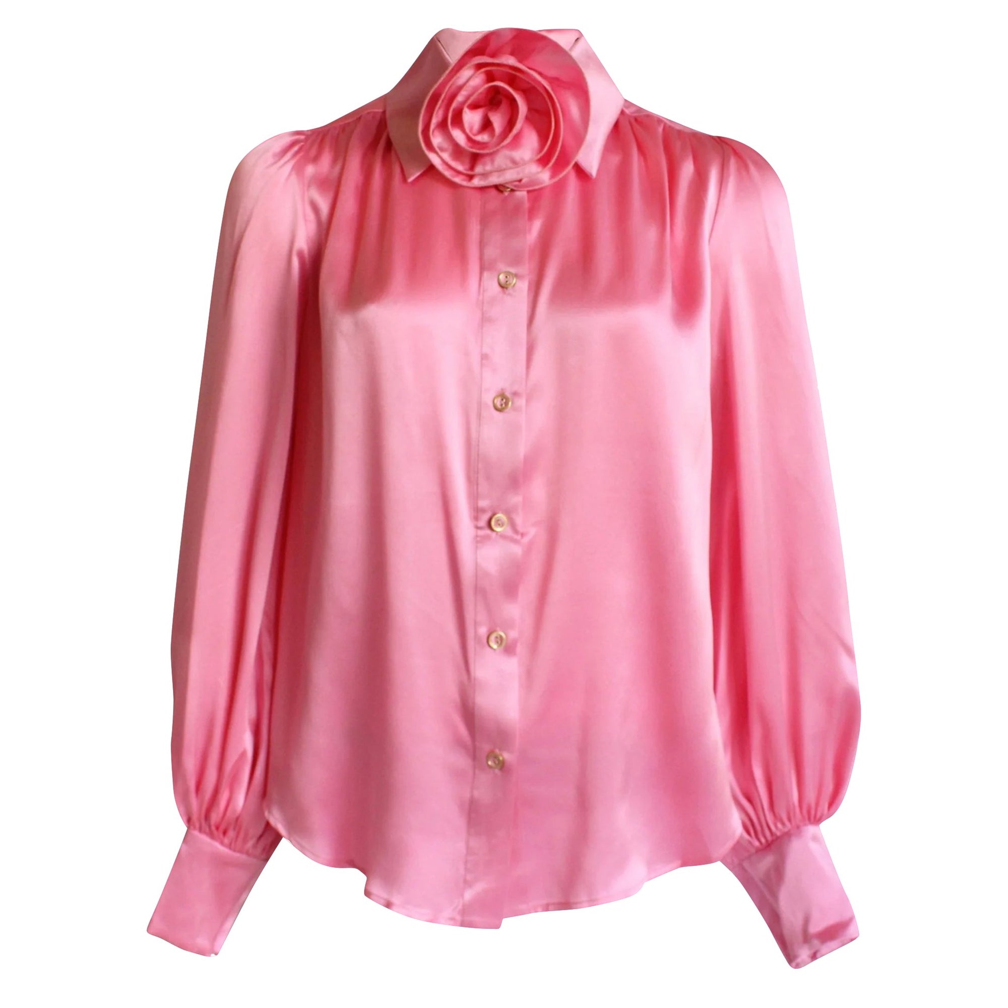 LeDoré Rosette Blouse - Peony Silk - Sweepstake Winners™