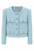 Mabel Jacket Front Aquamarine