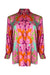Resort Silk Shirt in Daydream Floral, front view