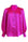 Rosette Silk Blouse in Tourmaline Pink, front view